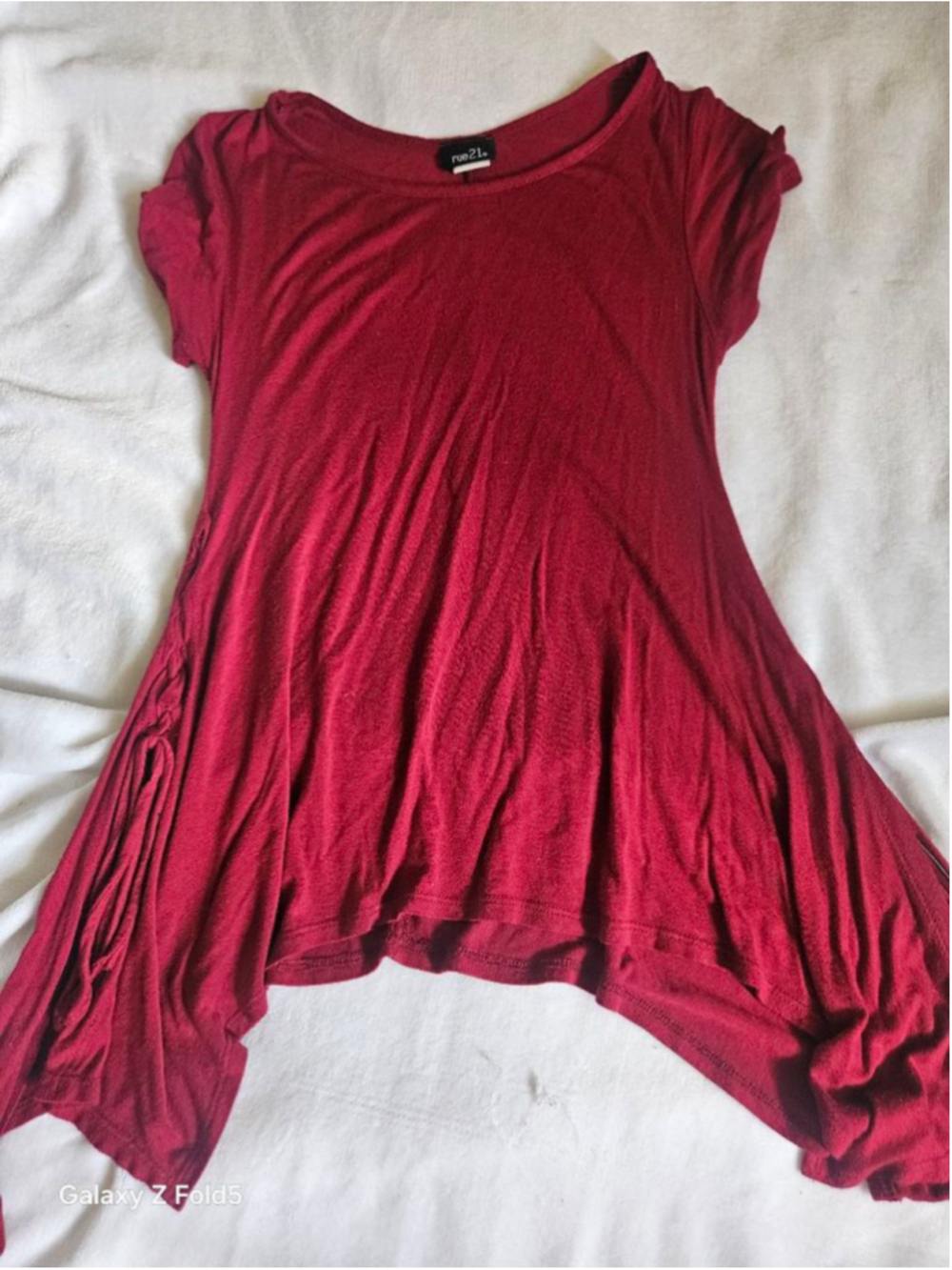 Women's rue21 Red Tunic Top Juniors S